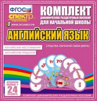Динамические раздаточные пособия. Английский язык (веера). Английские местоимения, английские предлоги. - fgospostavki.ru - Яблоновский