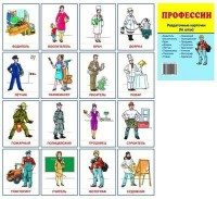 Раздаточные карточки "Профессии" - fgospostavki.ru - Яблоновский