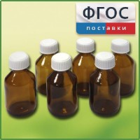 Набор склянок для растворов реактивов 30 миллилитров (6 штук) - fgospostavki.ru - Яблоновский