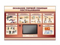 Многофункциональный интерактивный стенд-тренажер "Оказание первой помощи пострадавшим" для учащихся общеобразовательных учреждений - fgospostavki.ru - Яблоновский