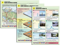 Комплект таблиц по географии "Природа России" раздаточные (цветные, ламинированные, А4, 10 штук) - fgospostavki.ru - Яблоновский