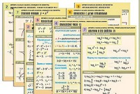 Комплект таблиц по всему курсу "Алгебра и начала анализа" (50 таблиц, А1, полноцветные, ламинированные) - fgospostavki.ru - Яблоновский