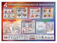 Стенд-уголок "Правила безопасности школьника" - fgospostavki.ru - Яблоновский