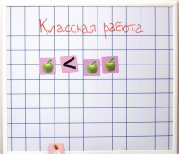 Магнитно-маркерная доска "Клетка" (86 см х 75 см) - fgospostavki.ru - Яблоновский