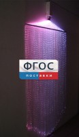 Фибероптическая занавесь (150 волокон) с интерактивным источником света - fgospostavki.ru - Яблоновский