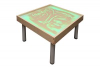 Столик на ножках для рисования песком "Радуга" с подсветкой RGB - fgospostavki.ru - Яблоновский