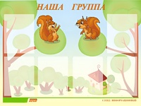 Стенд информационный для ДОУ "Наша группа" (80х110см, 6 карм., алюм. проф.) - fgospostavki.ru - Яблоновский