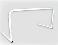 Барьер тренировочный регулируемой высоты (кнопочный фиксатор) - fgospostavki.ru - Яблоновский