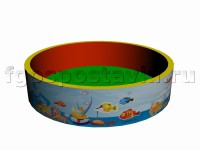 Сухой бассейн круглый с шелкографией - fgospostavki.ru - Яблоновский