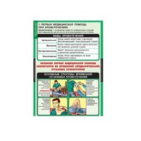 Комплект таблиц. ОБЖ. Правила оказания первой медицинской помощи - fgospostavki.ru - Яблоновский