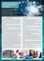 Стенд "История развития компьютерной техники" Вариант 1 - fgospostavki.ru - Яблоновский