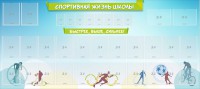 Стенд "Спортивная жизнь школы" - fgospostavki.ru - Яблоновский