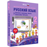 Русский язык 2 класс. Синтаксис и пунктуация. Лексика. Состав слова. Части речи - fgospostavki.ru - Яблоновский