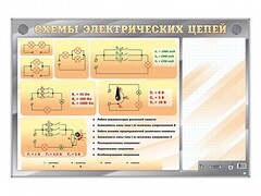 Электрифицированный стенд "Схемы электрических цепей" с маркерными полями - fgospostavki.ru - Яблоновский