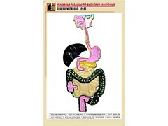 Рельефная таблица "Пищеварительный тракт" (формат А1, матовое ламинирование) - fgospostavki.ru - Яблоновский