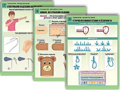 Комплект таблиц "Технология. Обработка ткани" (12 таблиц, А1, ламинированные) - fgospostavki.ru - Яблоновский