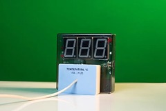Датчик температуры с независимой индикацией (термометр демонстрационный) - fgospostavki.ru - Яблоновский