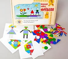 Игровой набор Фребеля "Конструктор плоскостной-4" (Серия "Эксперимент") - fgospostavki.ru - Яблоновский
