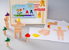 Игровой набор Фребеля "Конструктор деревянный без соединений-3" (Серия "Эксперимент") - fgospostavki.ru - Яблоновский