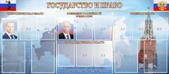 Стенд "Государство и право" - fgospostavki.ru - Яблоновский