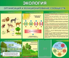 Стенд "Экология. Организация и функционирование сообществ" - fgospostavki.ru - Яблоновский