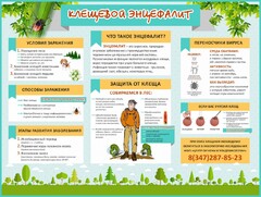 Стенд "Клещевой энцефалит" - fgospostavki.ru - Яблоновский