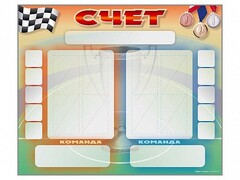 Стенд-табло маркерное для спортзалов - fgospostavki.ru - Яблоновский
