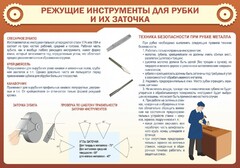 Стенд "Режущие инструменты для рубки и их заточки" - fgospostavki.ru - Яблоновский