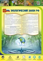 Стенд "Экологический закон РФ" - fgospostavki.ru - Яблоновский