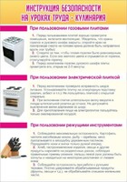 Стенд "Инструкция безопасности на уроках труда №2" - fgospostavki.ru - Яблоновский