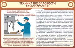 Стенд "Техника безопасности при сверлении" - fgospostavki.ru - Яблоновский