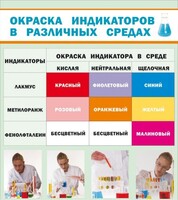 Стенд "Окраска индикаторов в различных средах" - fgospostavki.ru - Яблоновский