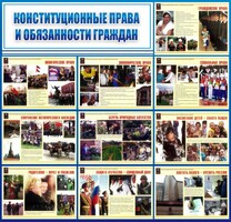Стенд "Конституционные права и обязанности граждан" - fgospostavki.ru - Яблоновский