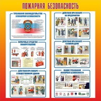 Стенд "Пожарная безопасность" Вариант 4 - fgospostavki.ru - Яблоновский