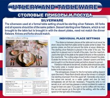 Стенд "Столовые приборы и посуда" - fgospostavki.ru - Яблоновский