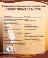 Стенд "Стилистические фигуры" Вариант 2 - fgospostavki.ru - Яблоновский