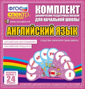 Динамические раздаточные пособия. Английский язык (веера). Английские местоимения, английские предлоги. - fgospostavki.ru - Яблоновский