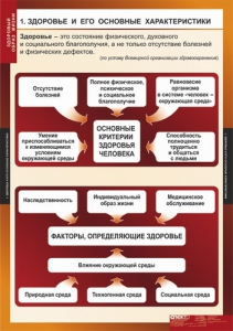 Комплект таблиц. ОБЖ. Здоровый образ жизни. - fgospostavki.ru - Яблоновский