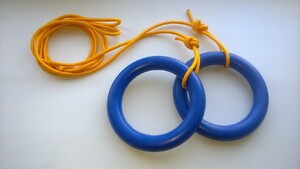 Кольца пластиковые навесные для детского спортивного комплекса (диаметр 16 сантиметров, пластик) - fgospostavki.ru - Яблоновский