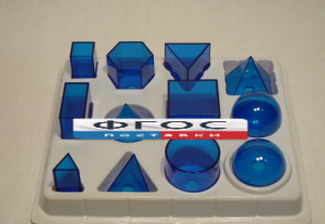 Набор прозрачных геометрических тел разборный (12 предметов) малый - fgospostavki.ru - Яблоновский