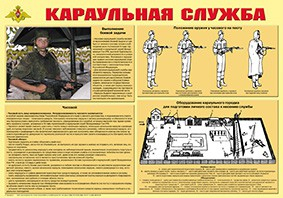 Плакат "Караульная служба" - fgospostavki.ru - Яблоновский