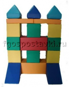 Мягкий модуль-конструктор "Башня" (17 элементов) - fgospostavki.ru - Яблоновский