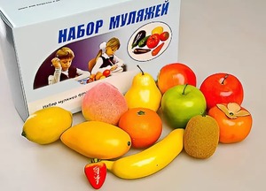 Набор муляжей фруктов - fgospostavki.ru - Яблоновский