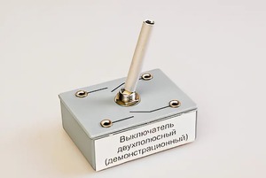 Выключатель двухполюсный (демонстрационный) - fgospostavki.ru - Яблоновский
