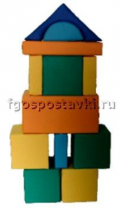 Мягкий модуль-конструктор "Городок" (12 элементов) - fgospostavki.ru - Яблоновский
