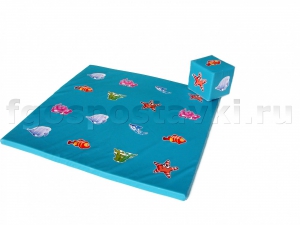 Игровой мат "Море" с кубиком - fgospostavki.ru - Яблоновский