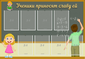 Стенд "Ученики приносят славу ей" - fgospostavki.ru - Яблоновский