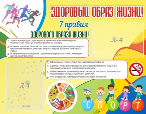 Стенд "Здоровый образ жизни" - fgospostavki.ru - Яблоновский