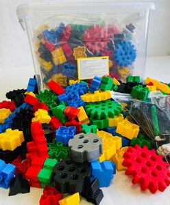 Конструктор Шестеренки (STEM Junior) 300 деталей  - fgospostavki.ru - Яблоновский