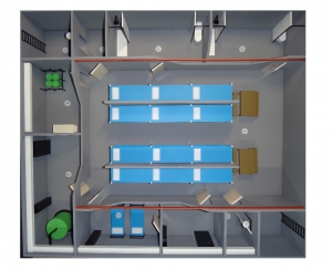 Макет "Убежище в разрезе" (встроенное убежище) - fgospostavki.ru - Яблоновский